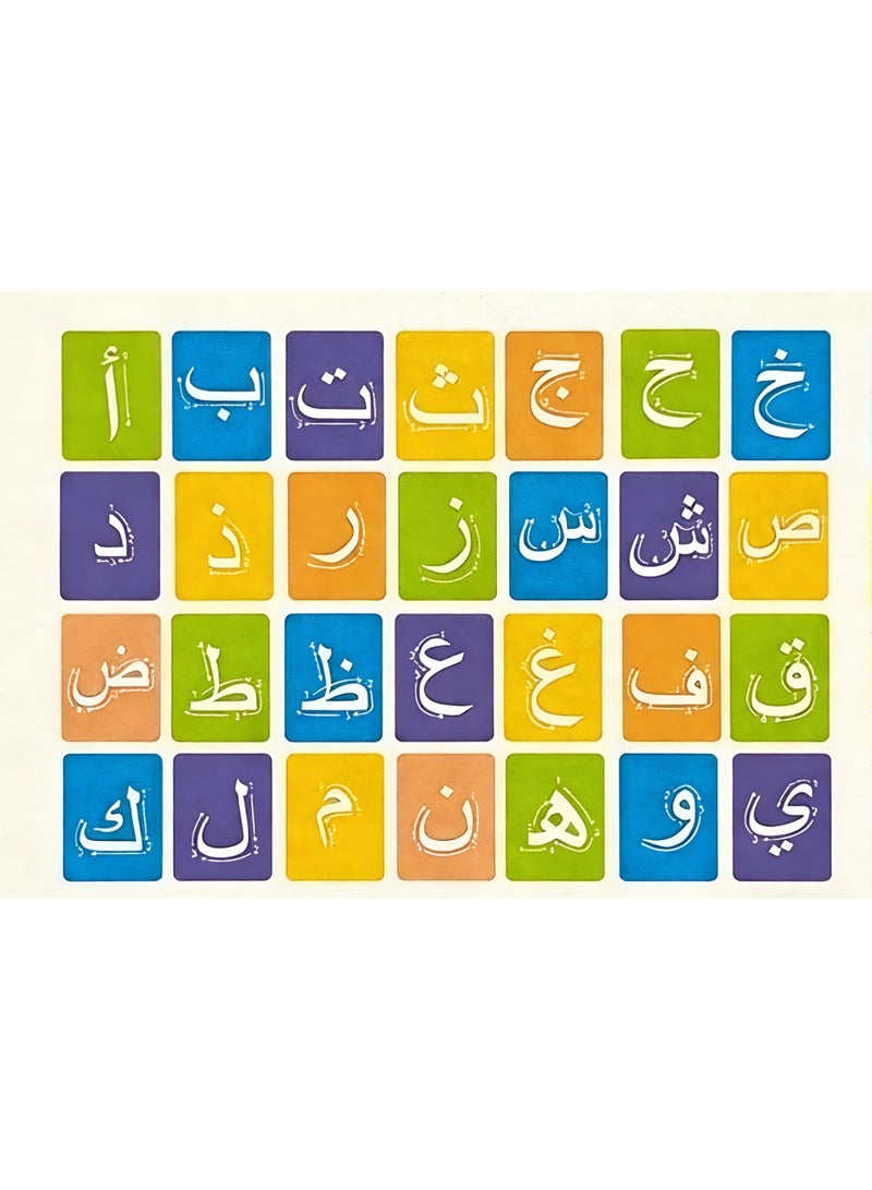 JAYATO Arabic alphabet wooden toy spelling matching erasable jigsaw puzzle learning and intelligence toy - Image 2